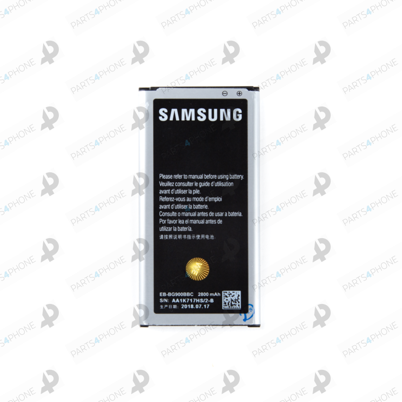 S5 (SM-G900F)-Galaxy S5 (SM-G900F), EB-BG900BBE batterie 3.85 volts, 2800 mAh-