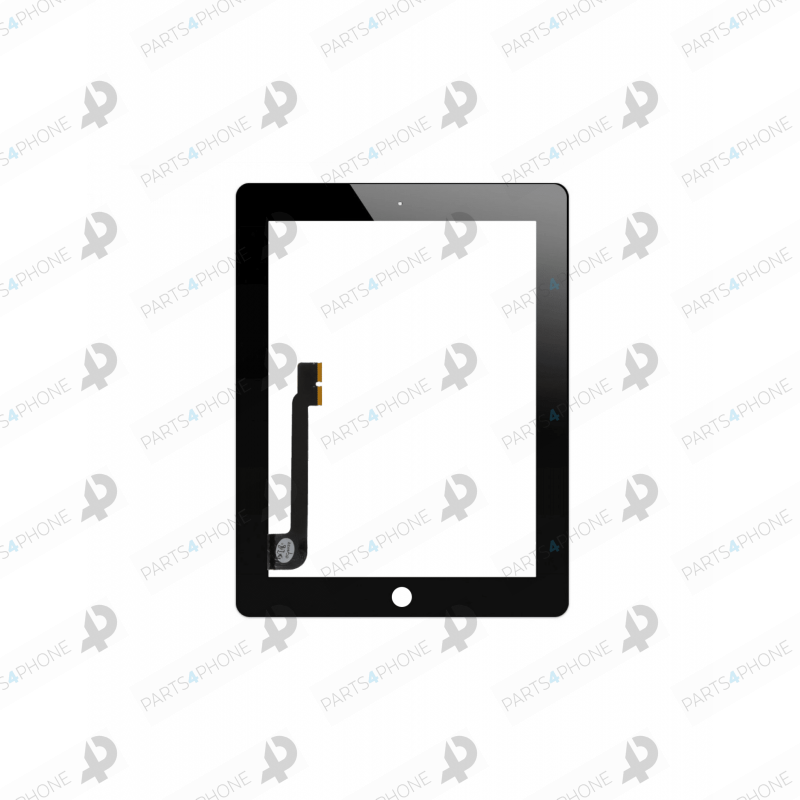 4 (A1459) (wifi+cellulaire)-iPad 3 (A1430, A1403, A1416) eT 4 (A1459, A1458), vitre tactile sans bouton home-
