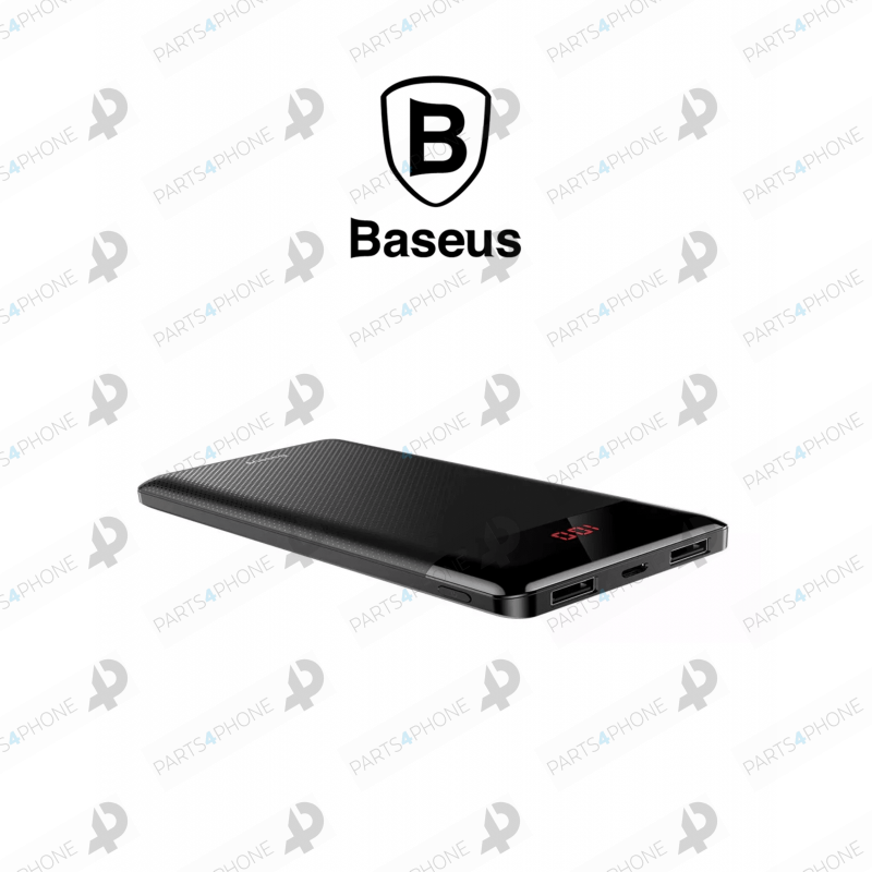 Chargeurs et câbles-Batterie externe Baseus 10000 mAh avec afficheur digital (2 ports USB)- Chargeurs et câbles-Batterie externe Baseus 10000 mAh avec afficheur digital (2 ports USB)-