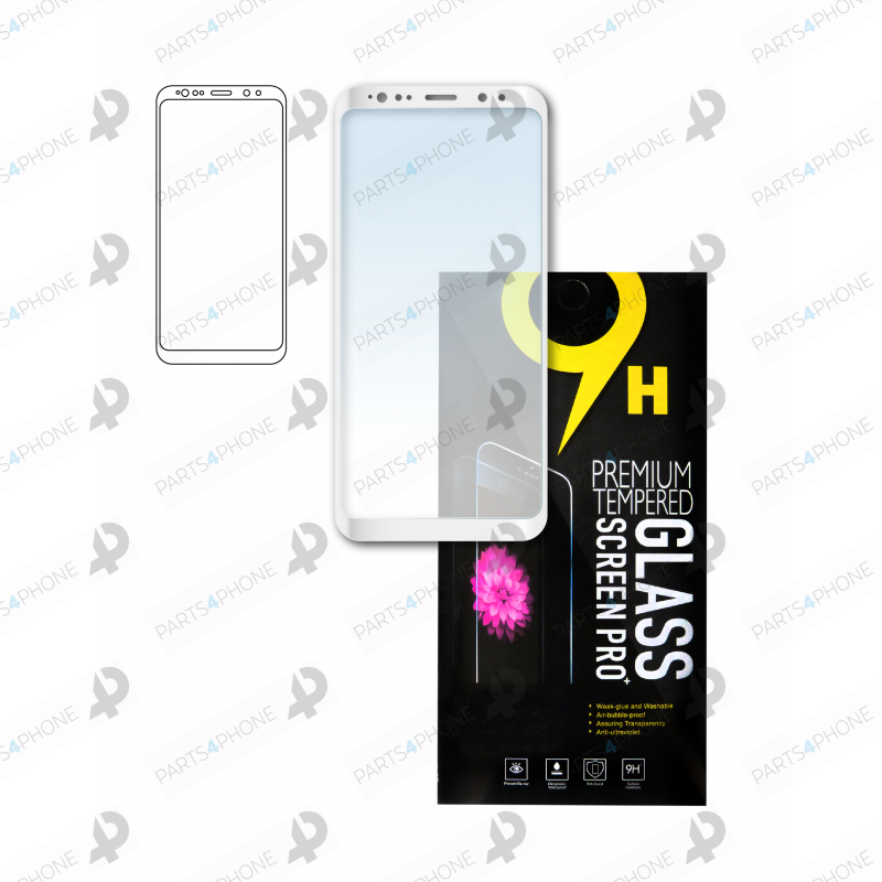 Verres trempés-Galaxy Note 8 (SM-N950F) und Note 8 Duos (SM-N950F/DS), Schutzfolie aus Panzerglas-
