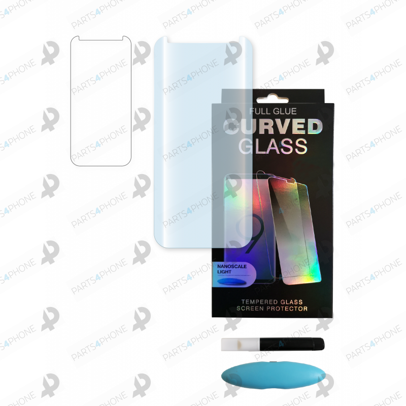 Verres trempés-Galaxy S8+/Duos (SM-G955F/D), film de protection en verre trempé (colle UV)-