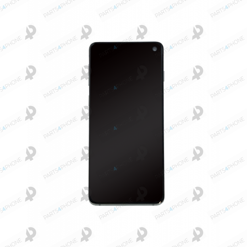 S10 (SM-G973F/DS)-Galaxy S10 (SM-G973F/DS), écran original avec châssis (samsung service pack)-