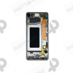 S10 (SM-G973F/DS)-Galaxy S10 (SM-G973F/DS), display originale con scacco (samsung service pack)-