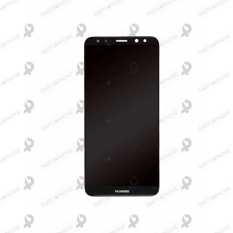 10 Lite (RNE-L01), (RNE-L21)-Huawei Mate 10 Lite (RNE-L01), (RNE-L21), display nero (LCD + vetrino touchscreen assemblato)-