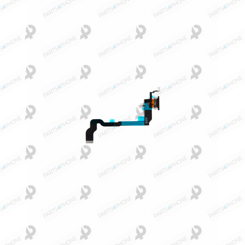 X (A1901)-iPhone X (A1901), nappe avec connecteurs (charge, vibreur et antenne GSM) et microphone- X (A1901)-iPhone X (A1901), nappe avec connecteurs (charge, vibreur et antenne GSM) et microphone-