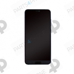 P20 Pro (CLT-L09)-Huawei P20 Pro (CLT-L09), Original-Display blau mit Chassis (LCD + Touchscreen montiert + Akku)-