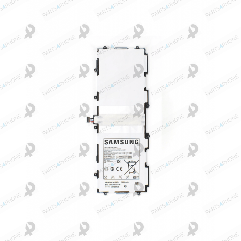 2 10.1" (GT-P5100)-Galaxy Tab 2 10.1" (GT-P5100), batterie 3.7 volts, 7000 mAh-