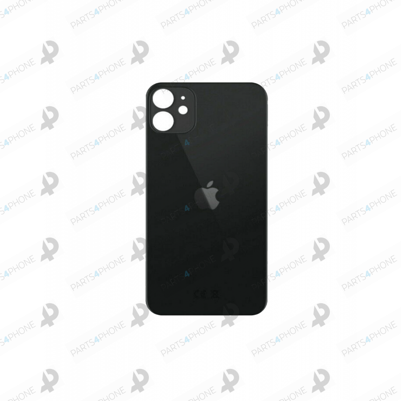 11 (A2221)-iPhone 11 (A2221), Akku-Abdeckung aus Glas + Sticker-