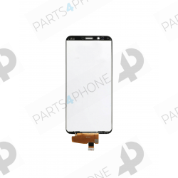 Y7 (2018) (H1711), (TRT-LX1)-Huawei Y7 (2018) (H1711), (TRT-LX1), Display original nero (LCD + vetrino touchscreen assemblato)-