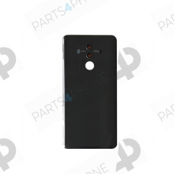 10 Pro (BLA-L09), (BLA-L29)-Huawei Mate 10 Pro (BLA-L09), (BLA-L29), Cache batterie en verre noir-