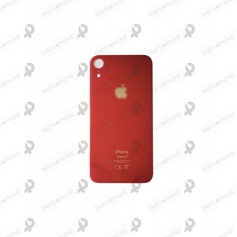 XR (A2105)-iPhone XR, Akku-Abdeckung aus Glas + Sticker-