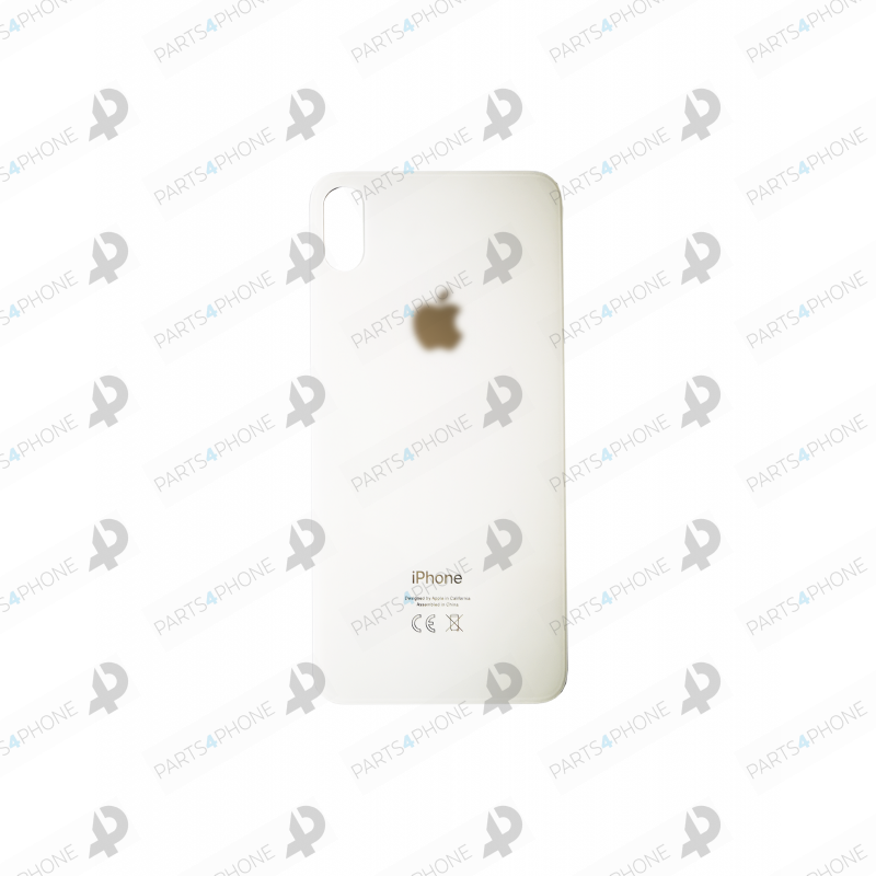 XS Max (A2101)-iPhone XS Max (A2101), Akku-Abdeckung aus Glas + Sticker-