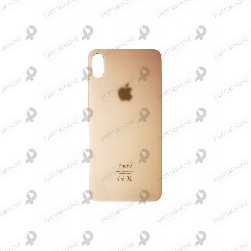 XS Max (A2101)-iPhone XS Max (A2101), Akku-Abdeckung aus Glas + Sticker-