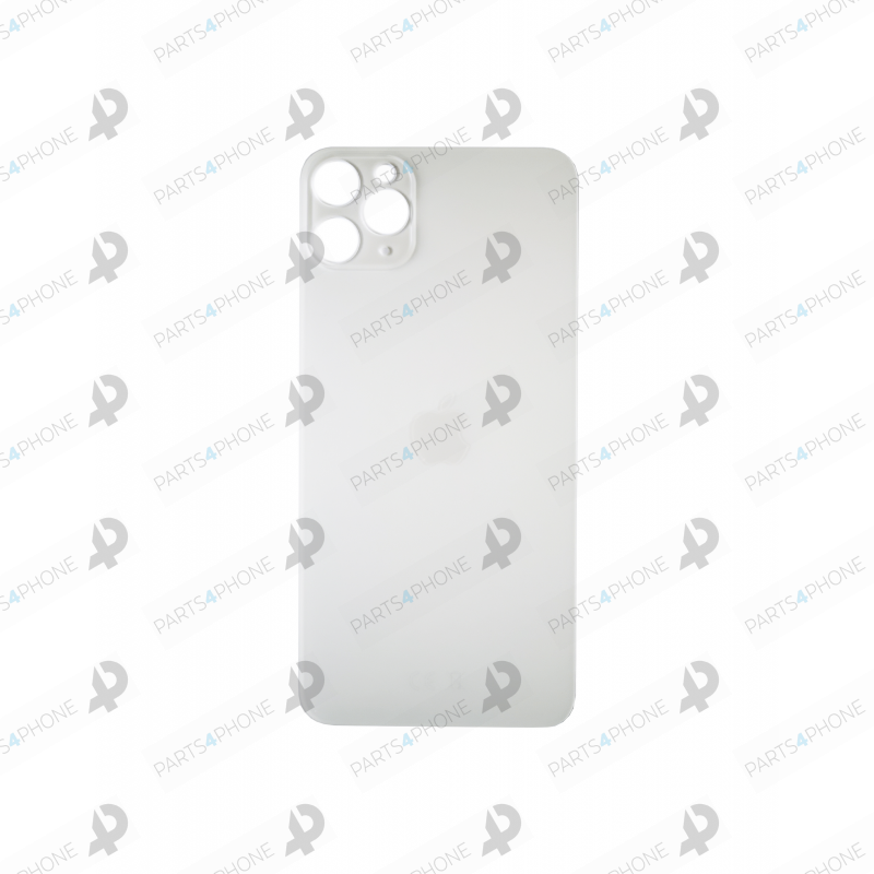 11 Pro Max (A2218)-iPhone 11 Pro Max (A2218), Akku-Abdeckung aus Glas + Sticker-