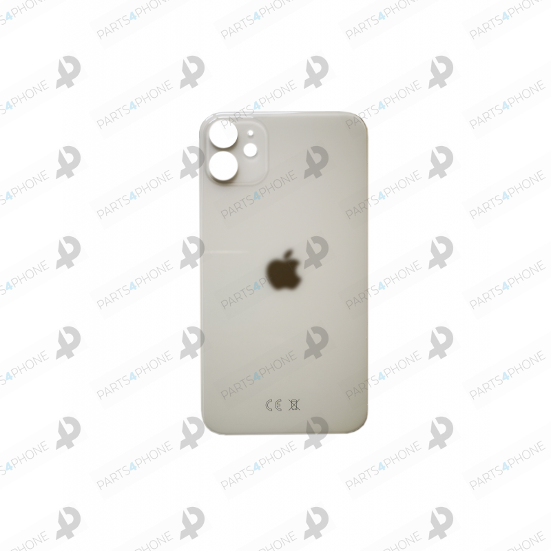 11 (A2221)-iPhone 11 (A2221), Akku-Abdeckung aus Glas + Sticker-