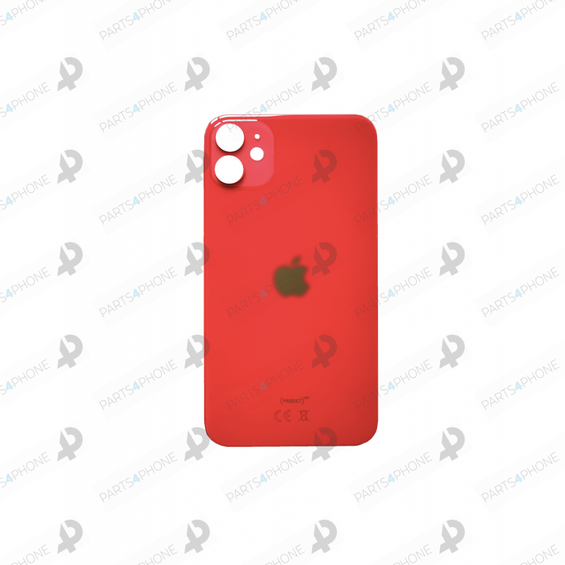 11 (A2221)-iPhone 11 (A2221), Akku-Abdeckung aus Glas + Sticker-