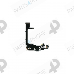 11 Pro (A2215)-iPhone 11 Pro (A2215), Flexkabel mit Konnektoren (Aufladen und Vibrationsfunktion) und Mikrofon-