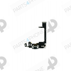 11 Pro (A2215)-iPhone 11 Pro (A2215), Flexkabel mit Konnektoren (Aufladen und Vibrationsfunktion) und Mikrofon-