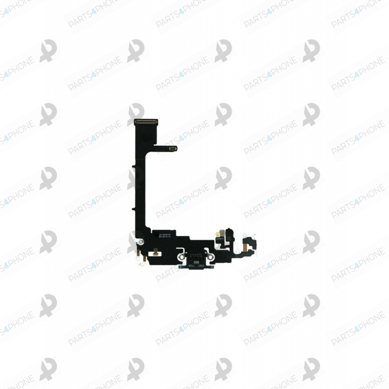11 Pro (A2215)-iPhone 11 Pro (A2215), Flexkabel mit Konnektoren (Aufladen und Vibrationsfunktion) und Mikrofon- 11 Pro (A2215)-iPhone 11 Pro (A2215), Flexkabel mit Konnektoren (Aufladen und Vibrationsfunktion) und Mikrofon-