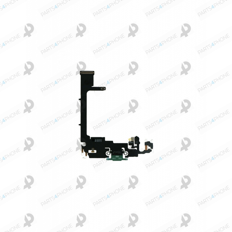 11 Pro (A2215)-iPhone 11 Pro (A2215), Flexkabel mit Konnektoren (Aufladen und Vibrationsfunktion) und Mikrofon- 11 Pro (A2215)-iPhone 11 Pro (A2215), Flexkabel mit Konnektoren (Aufladen und Vibrationsfunktion) und Mikrofon-
