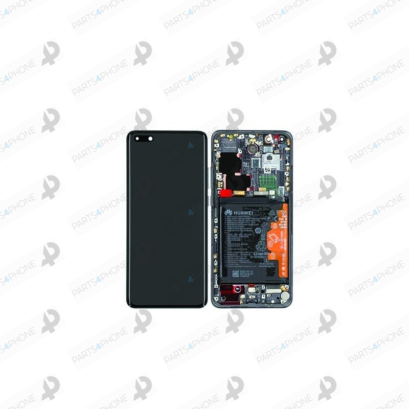 P40 Pro (ELS-NX9)-Huawei P40 Pro (ELS-NX9) , Display (LCD + Touchscreen montiert + chassis)-