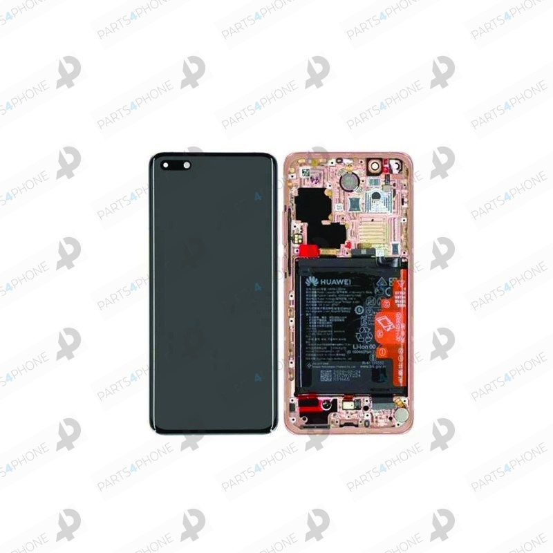 P40 Pro (ELS-NX9)-Huawei P40 Pro (ELS-NX9) , Display (LCD + Telaio + vetrino touchscreen assemblato)-