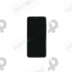 P30 Lite (MAR-LX1M)-Huawei P30 Lite (MAR-LX1M), OEM-Display schwarz mit Chassis (LCD + Touchscreen montiert + Akku)-