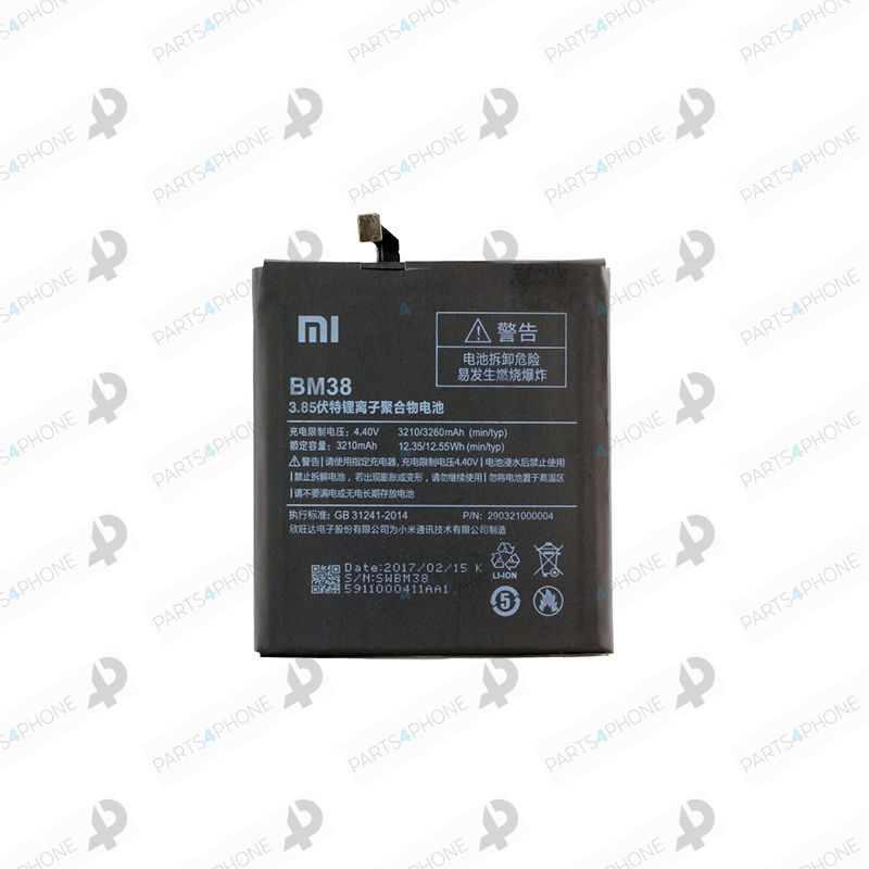 Mi 4s (2015911)-Xiaomi Mi 4s (2015911), Batterie 3210 mAh - BM38-