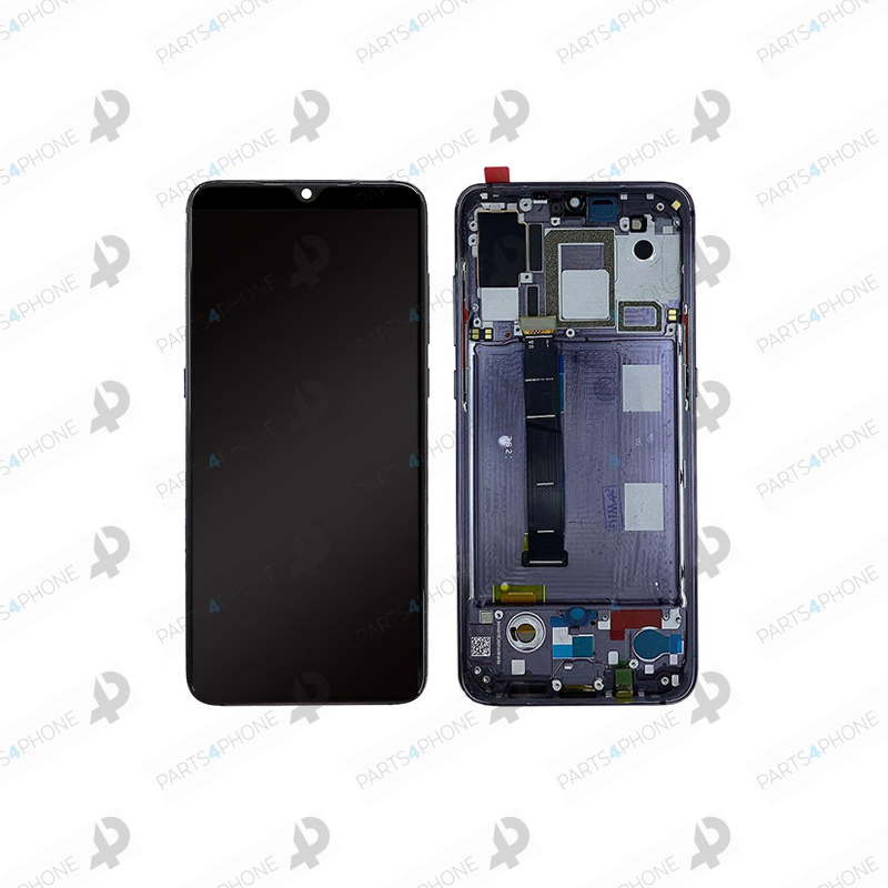 Mi 9 (M1902F1G)-Xiaomi Mi 9 (M1902F1G) Display (LCD + vetrino touchscreen assemblato + telaio)-