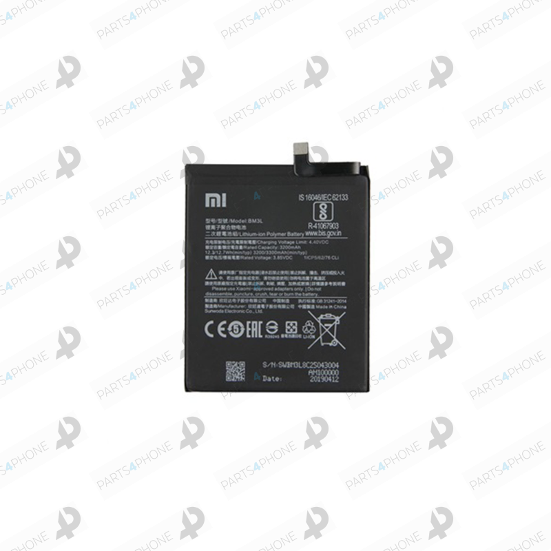 Mi 9 (M1902F1G)-Xiaomi Mi 9 (M1902F1G) Batterie 3300 mAh - BM3L-