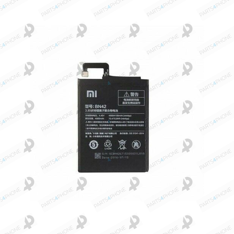 Redmi 4 (MAG138)-Xiaomi Redmi 4 (MAG138) Akku 4000 mAh - BN40-