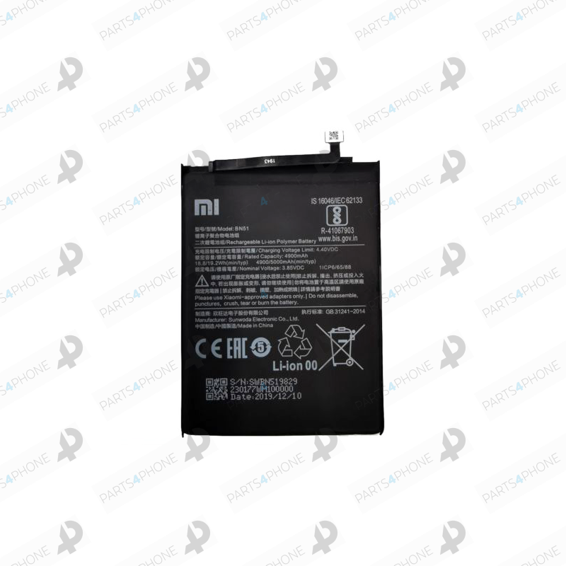 Redmi 8A (M1908C3KG)-Xiaomi Redmi 8A (M1908C3KG) Akku 5000 mAh - BN51-