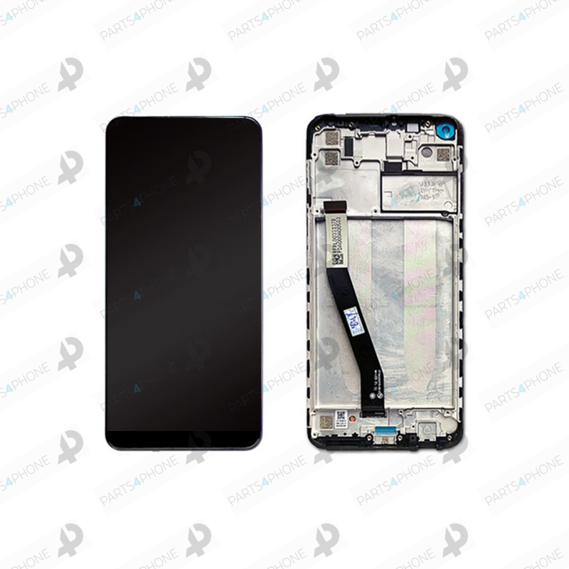 Redmi Note 9 (M2003J15SG)-Xiaomi Redmi Note 9 (M2003J15SG) Display (LCD + Touchscreen montiert + frame)-