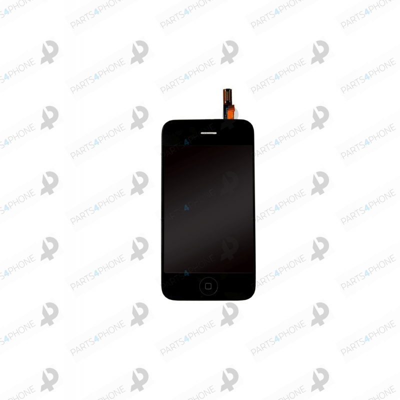 3G (A1241)-iPhone 3G (A1241), display nero (LCD + vetrino touchscreen assemblato)-