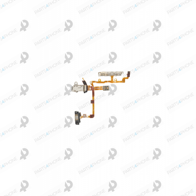 3Gs (A1303)-iPhone 3G (A1241) und iPhone 3Gs (A1303), Flexkabel mit Jack-Anschluss Lautstärke und Vibration-