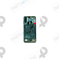 P20 Pro (CLT-L09)-Huawei P20 Pro (CLT-L09), display nero ORIGINALE con scacco (LCD + vetrino touchscreen assemblato + batteria)-